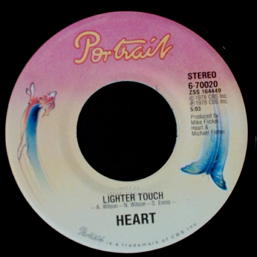 Heart - Straight On / Lighter Touch side B