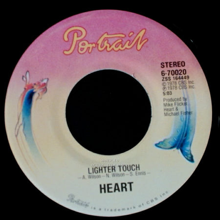 Heart - Straight On / Lighter Touch side B