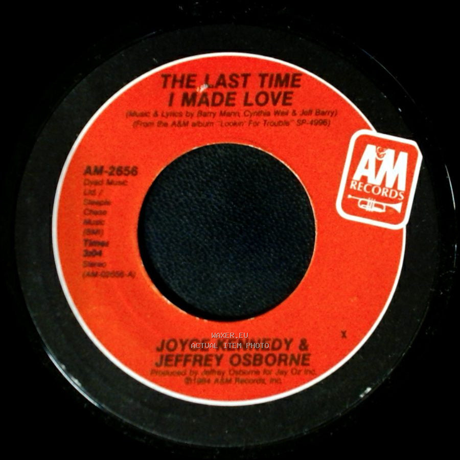 Joyce Kennedy / Joyce Kennedy & Jeffrey Osborne - Different Now / The Last Time I Made Love side B