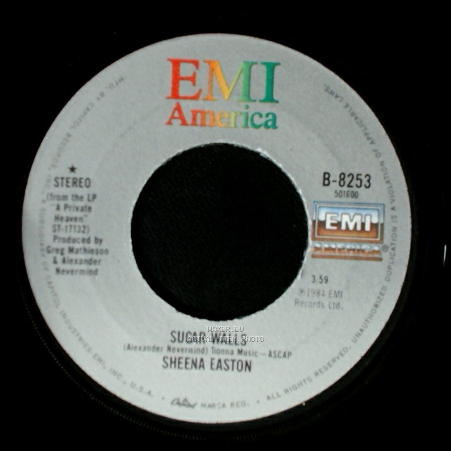 Sheena Easton - Sugar Walls / Straight Talking side A