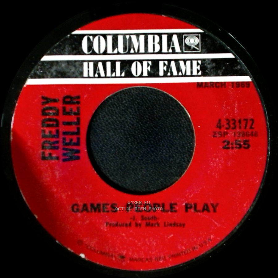 Freddy Weller - These Are Not My People / Games People Play side B