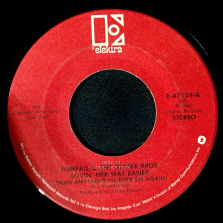 Tompaul & The Glaser Bros. - United We Fall / Lovin' Her Was Easier (Than Anything I'll Ever Do Again) side B