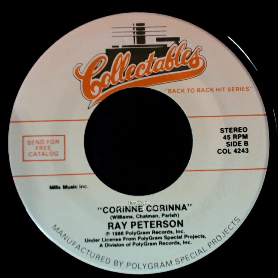 Mark Dinning / Ray Peterson - Teen Angel / Corinne Corinna side B