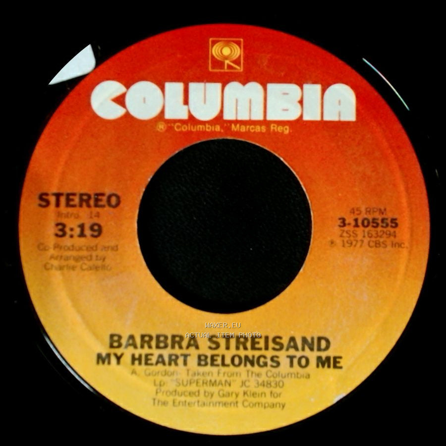 Barbra Streisand - My Heart Belongs To Me / Answer Me side A