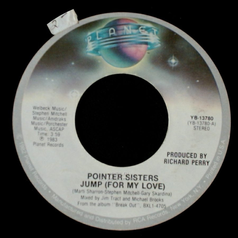 Pointer Sisters - Heart Beat / Jump (For My Love) side B