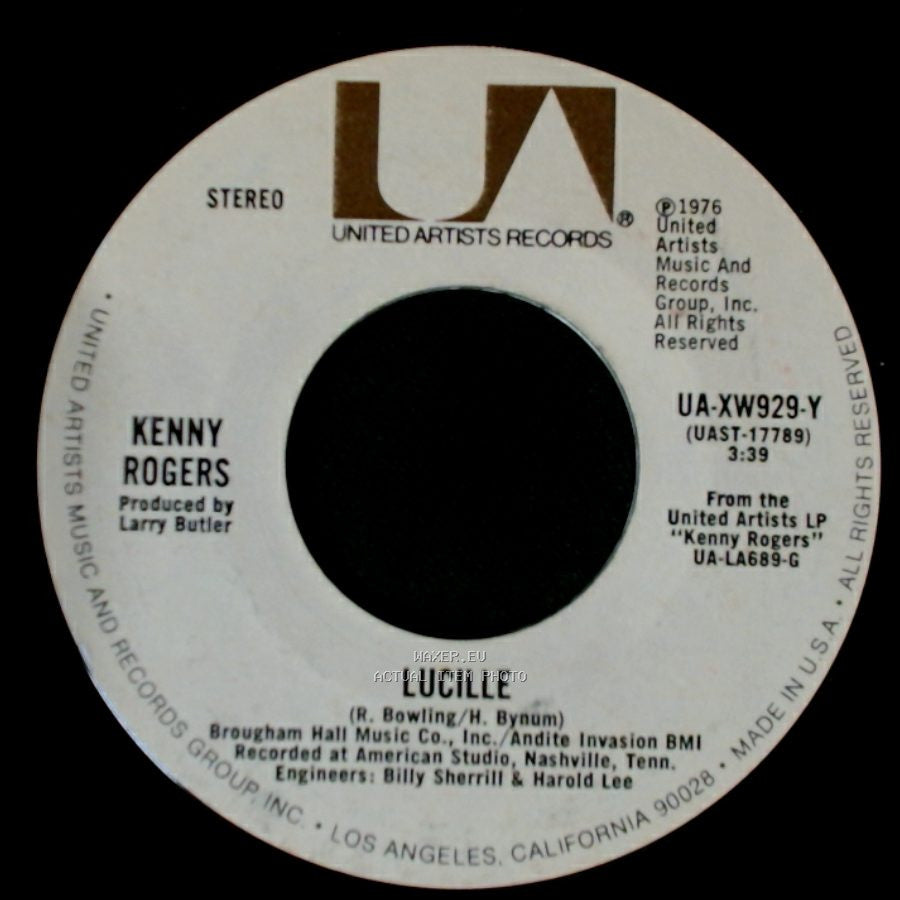 Kenny Rogers - Till I Get It Right / Lucille side B
