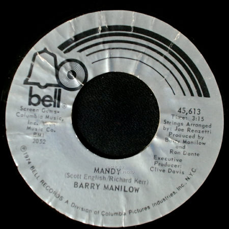 Barry Manilow - Something's Comin' Up / Mandy side B