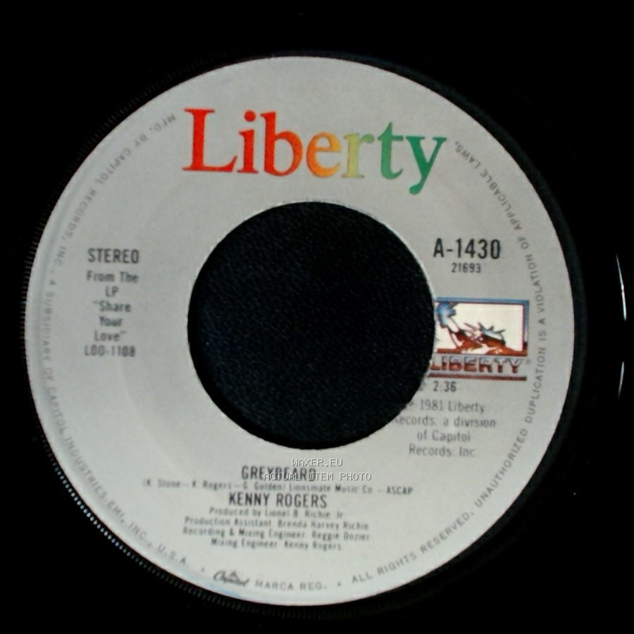 Kenny Rogers - Share Your Love With Me / Greybeard side B