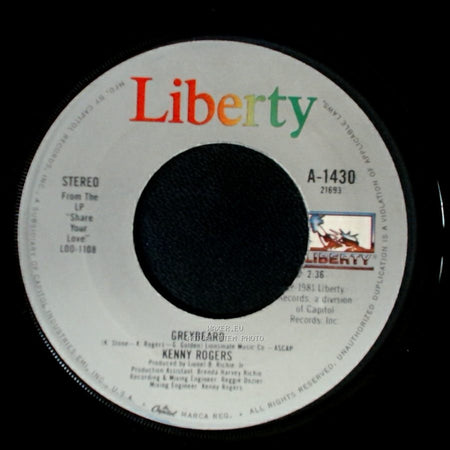 Kenny Rogers - Share Your Love With Me / Greybeard side B