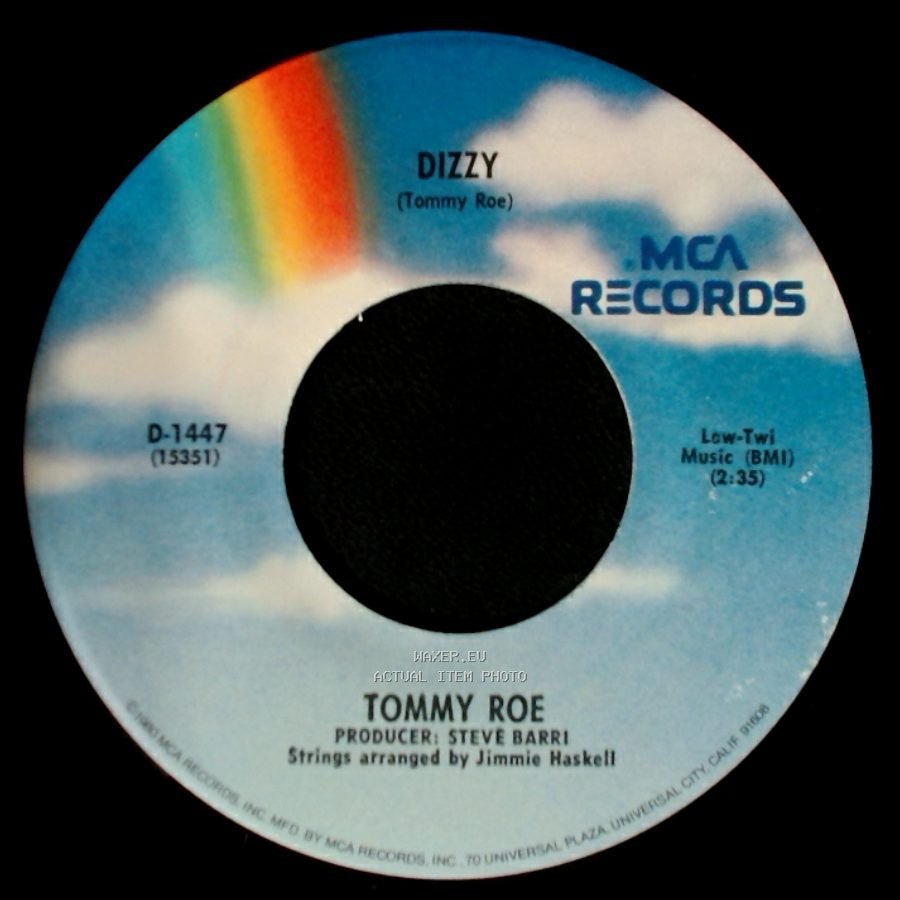 Tommy Roe - Hooray For Hazel / Dizzy side B