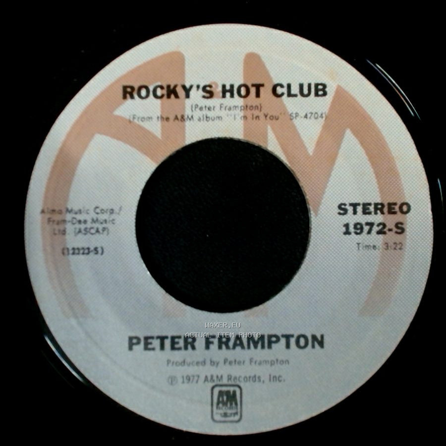 Peter Frampton - Rocky's Hot Club / Signed, Sealed, Delivered (I'm Yours) side A