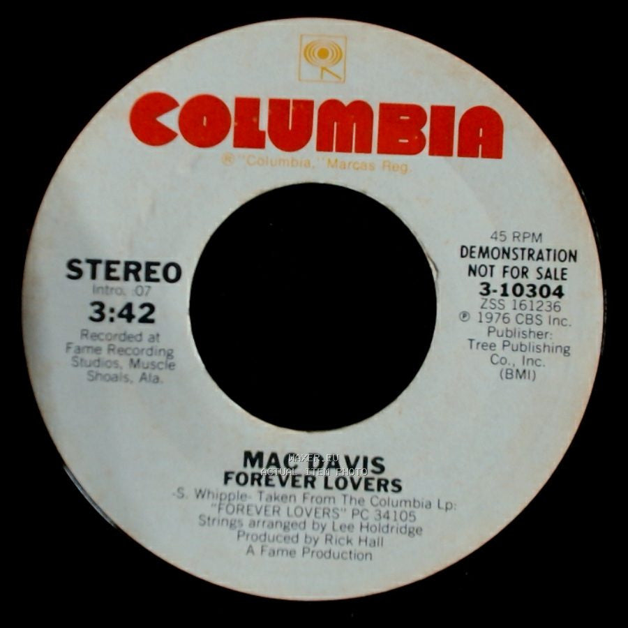 Mac Davis - Forever Lovers / Forever Lovers side A
