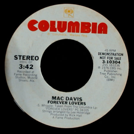 Mac Davis - Forever Lovers / Forever Lovers side A
