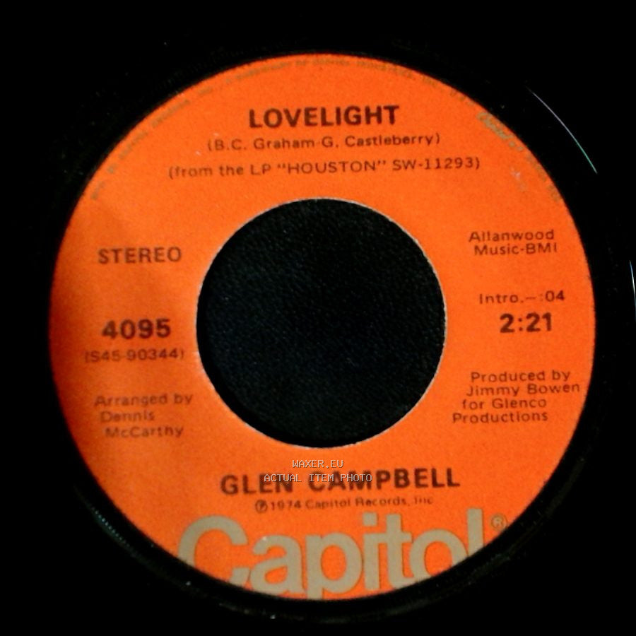 Glen Campbell - Rhinestone Cowboy / Lovelight side B