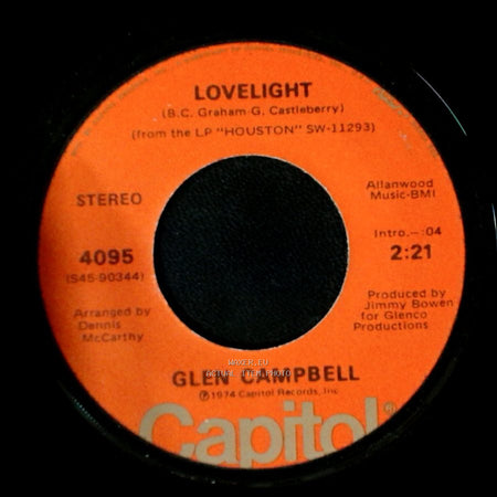 Glen Campbell - Rhinestone Cowboy / Lovelight side B