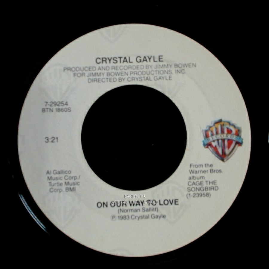 Crystal Gayle - Turning Away / On Our Way To Love side B