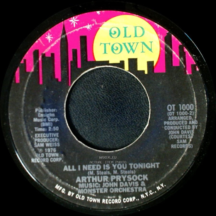 Arthur Prysock - When Love Is New / All I Need Is You Tonight side B