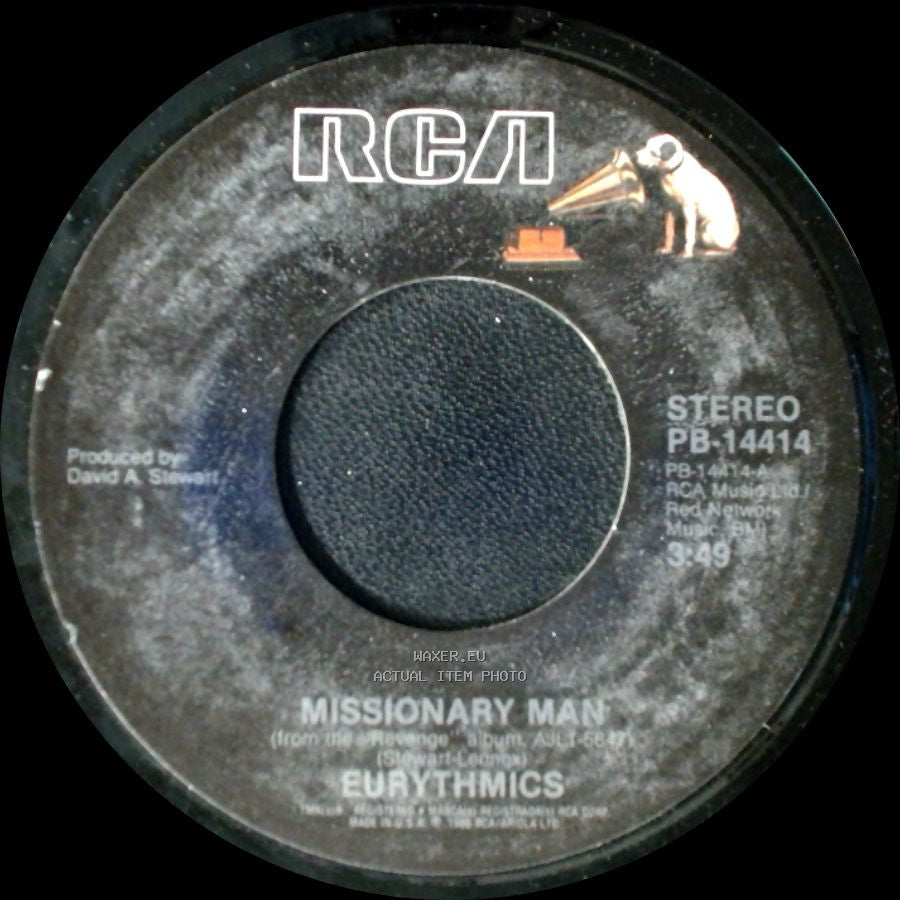 Eurythmics - Missionary Man / Take Your Pain Away side A