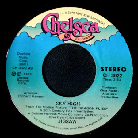 Jigsaw - Brand New Love Affair / Sky High side B