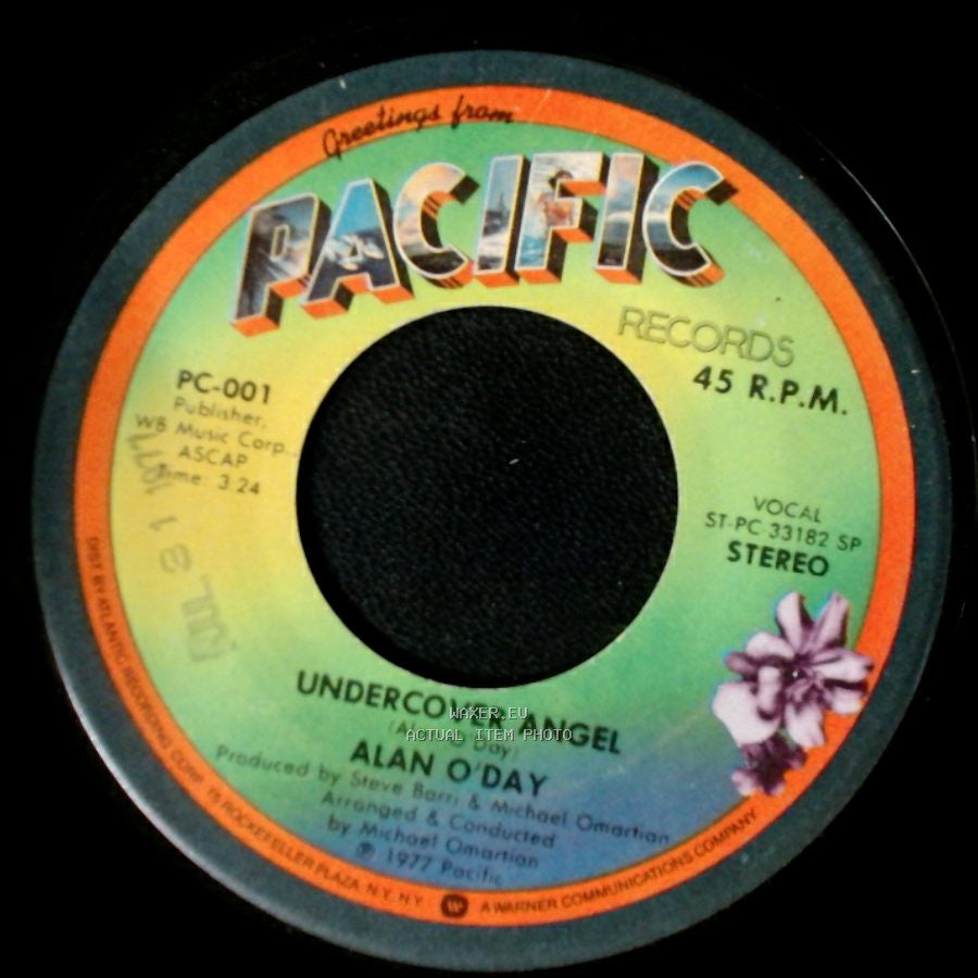 Alan O'day - Undercover Angel / Just You side A