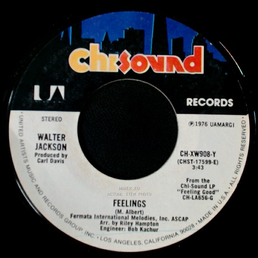 Walter Jackson - Feelings / Words (Are Impossible) side A