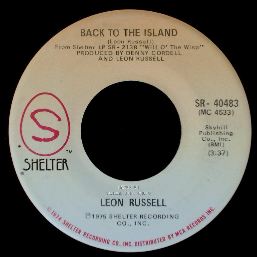 Leon Russell - Little Hideaway / Back To The Island side B
