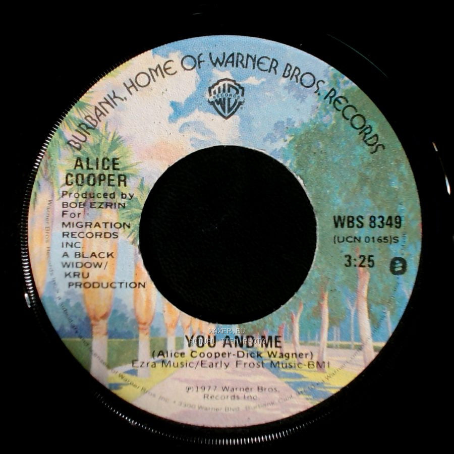 Alice Cooper - It's Hot Tonight / You And Me side B