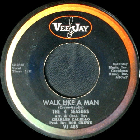 The 4 Seasons - Lucky Ladybug / Walk Like A Man side B