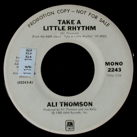 Ali Thomson - Take A Little Rhythm / Take A Little Rhythm side A