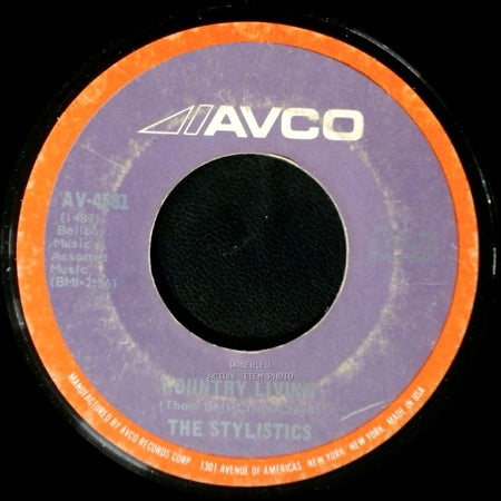 The Stylistics - You Are Everything / Country Livin' side B