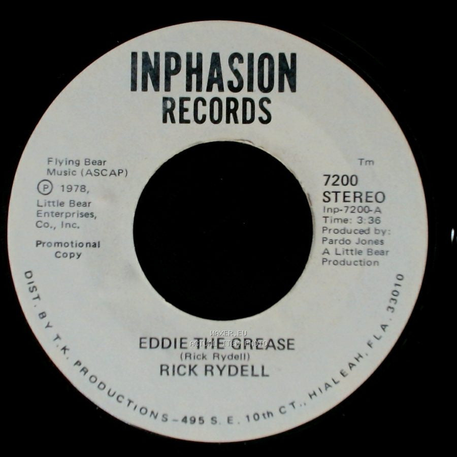 Rick Rydell - Eddie The Grease / Eddie The Grease side A