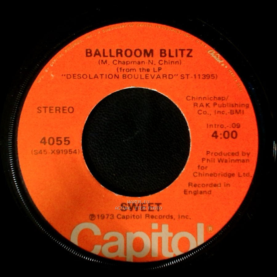 Sweet - Restless / Ballroom Blitz side B