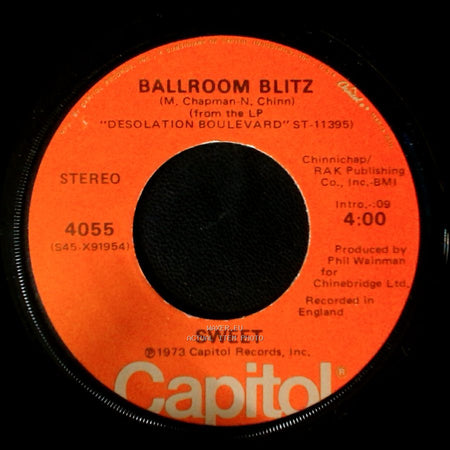 Sweet - Restless / Ballroom Blitz side B