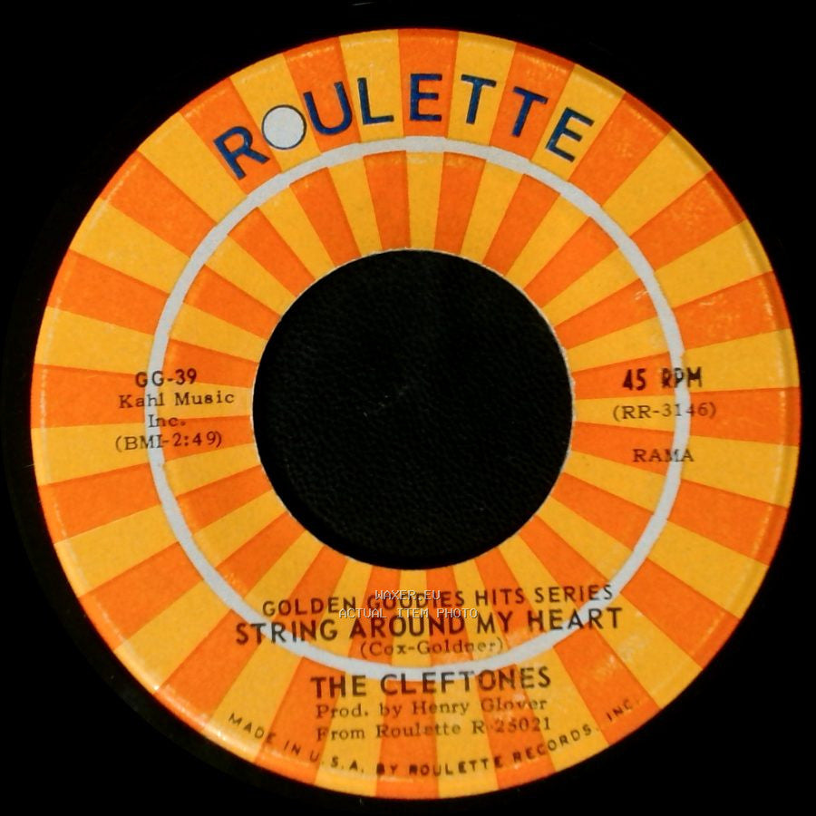 The Cleftones - For Sentimental Reasons / String Around My Heart side B