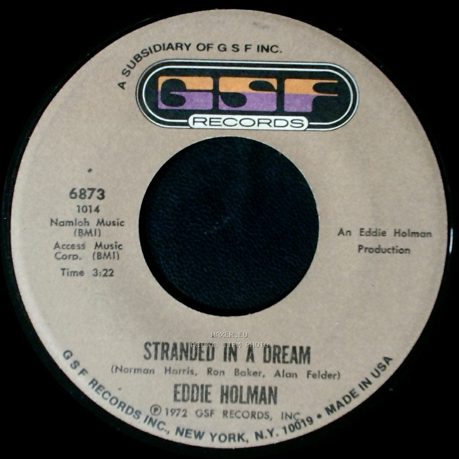 Eddie Holman - My Mind Keeps Telling Me (That I Really Love You, Girl) / Stranded In A Dream side B