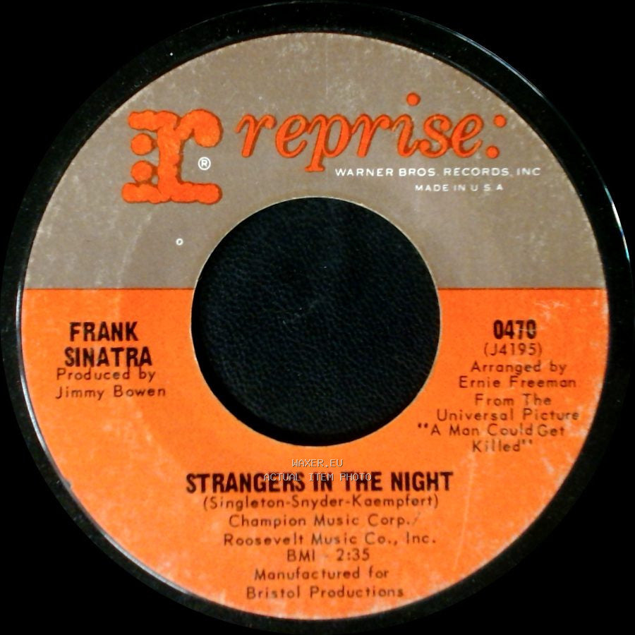 Frank Sinatra - Strangers In The Night / Oh, You Crazy Moon side A