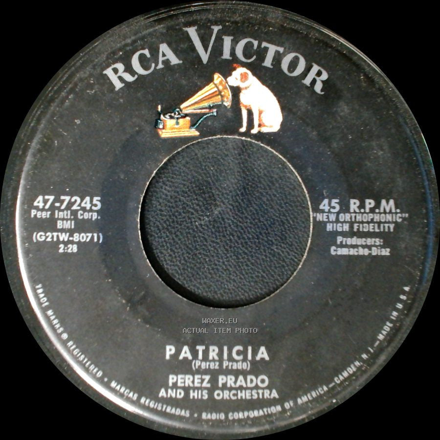 Perez Prado And His Orchestra - Patricia / Why Wait side A