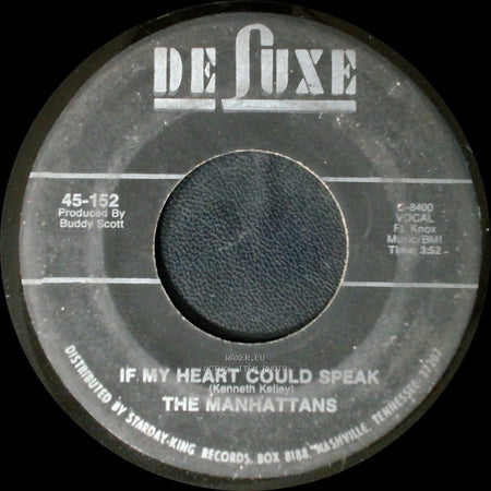 The Manhattans - Do You Ever / If My Heart Could Speak side B