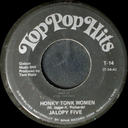 Jalopy Five / The Chords - Honky Tonk Women / Grazing In The Grass side A