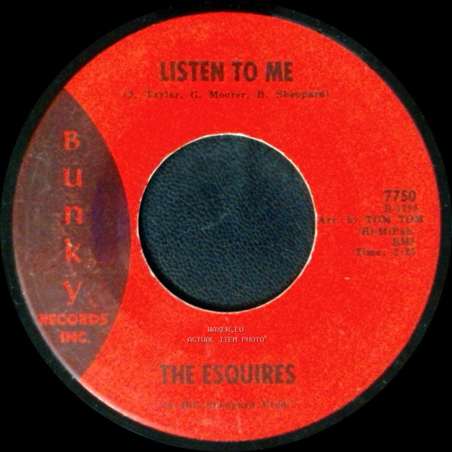 The Esquires - Get On Up / Listen To Me side B