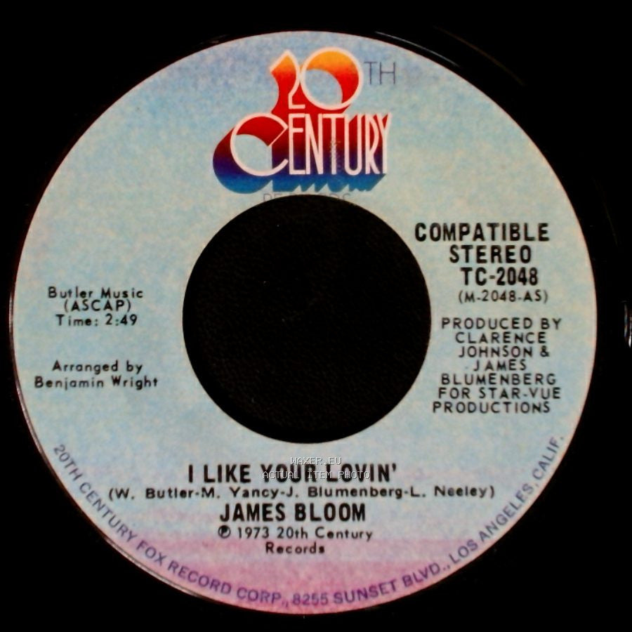 James Bloom - Soul Walkin' / I Like Your Lovin' side B