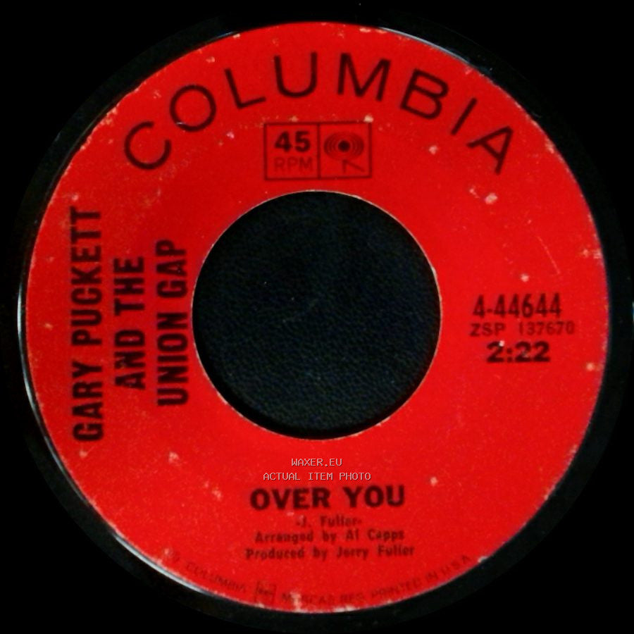 Gary Puckett And The Union Gap - If The Day Would Come / Over You side B