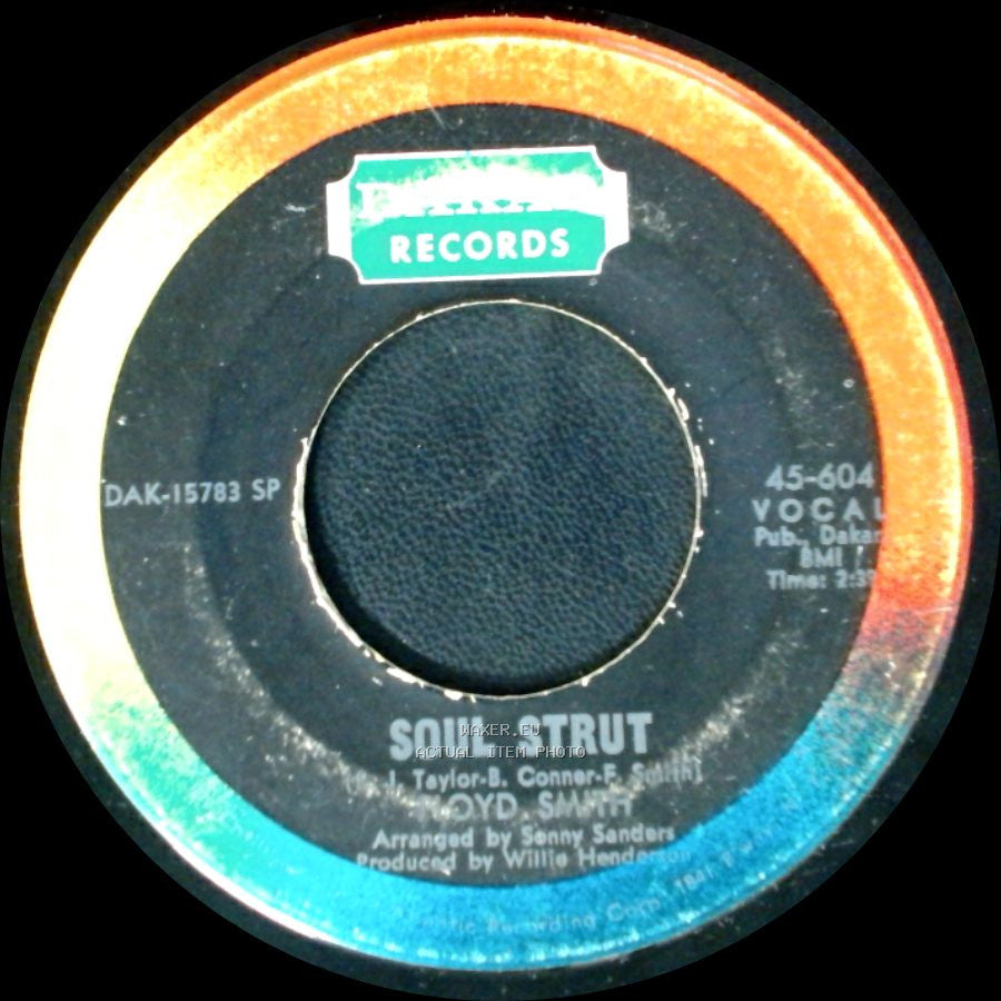 Floyd Smith / Lloyd Smith - Getting Nowhere Fast / Soul Strut side B