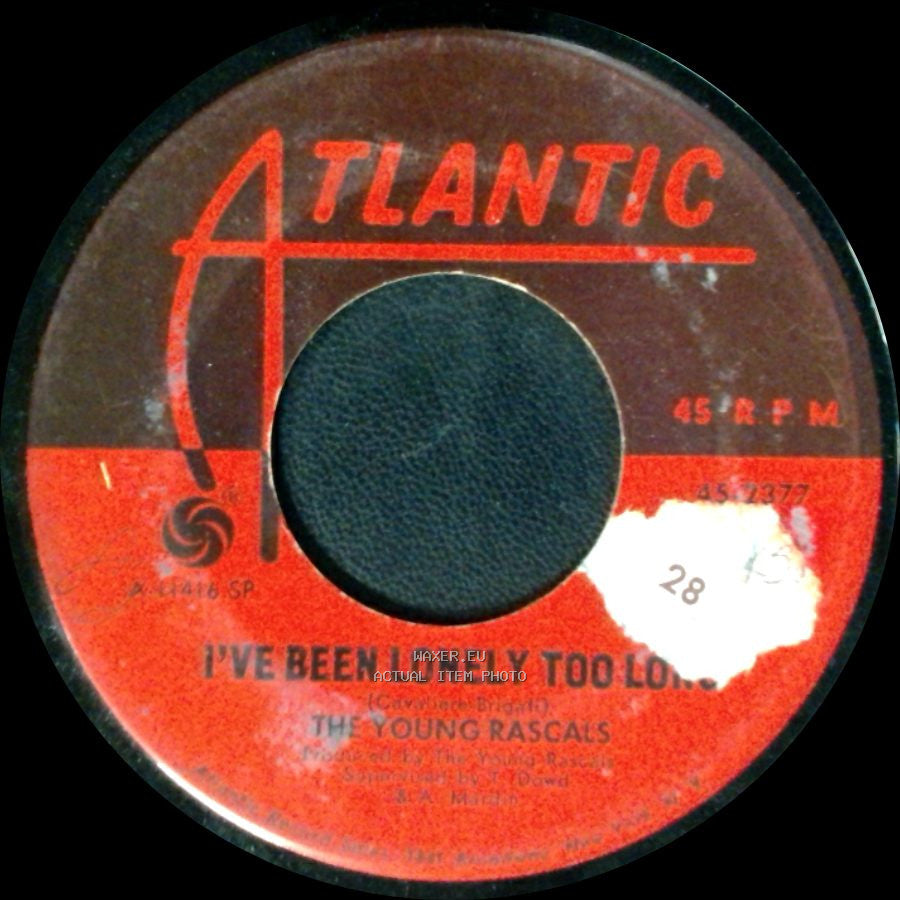 The Young Rascals - I've Been Lonely Too Long / If You Knew side A