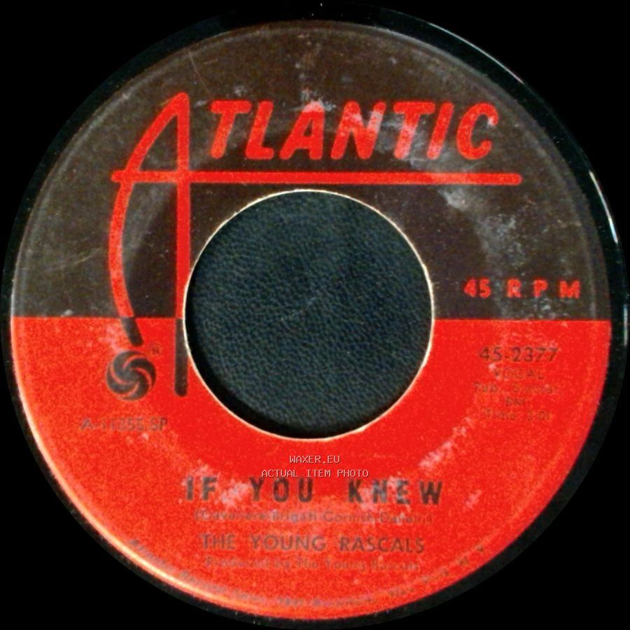 The Young Rascals - I've Been Lonely Too Long / If You Knew side B