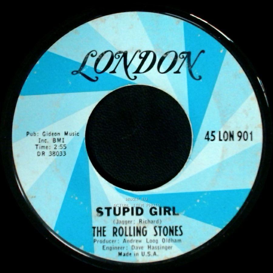 The Rolling Stones - Stupid Girl / Paint It, Black side A
