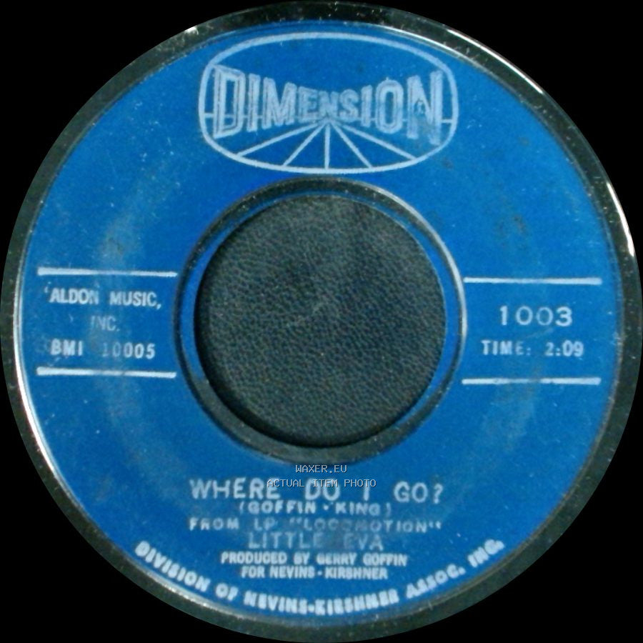 Little Eva - Keep Your Hands Off My Baby / Where Do I Go? side B