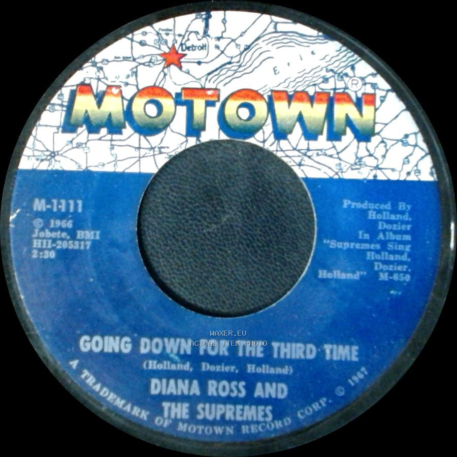 Diana Ross And The Supremes - Reflections / Going Down For The Third Time side B