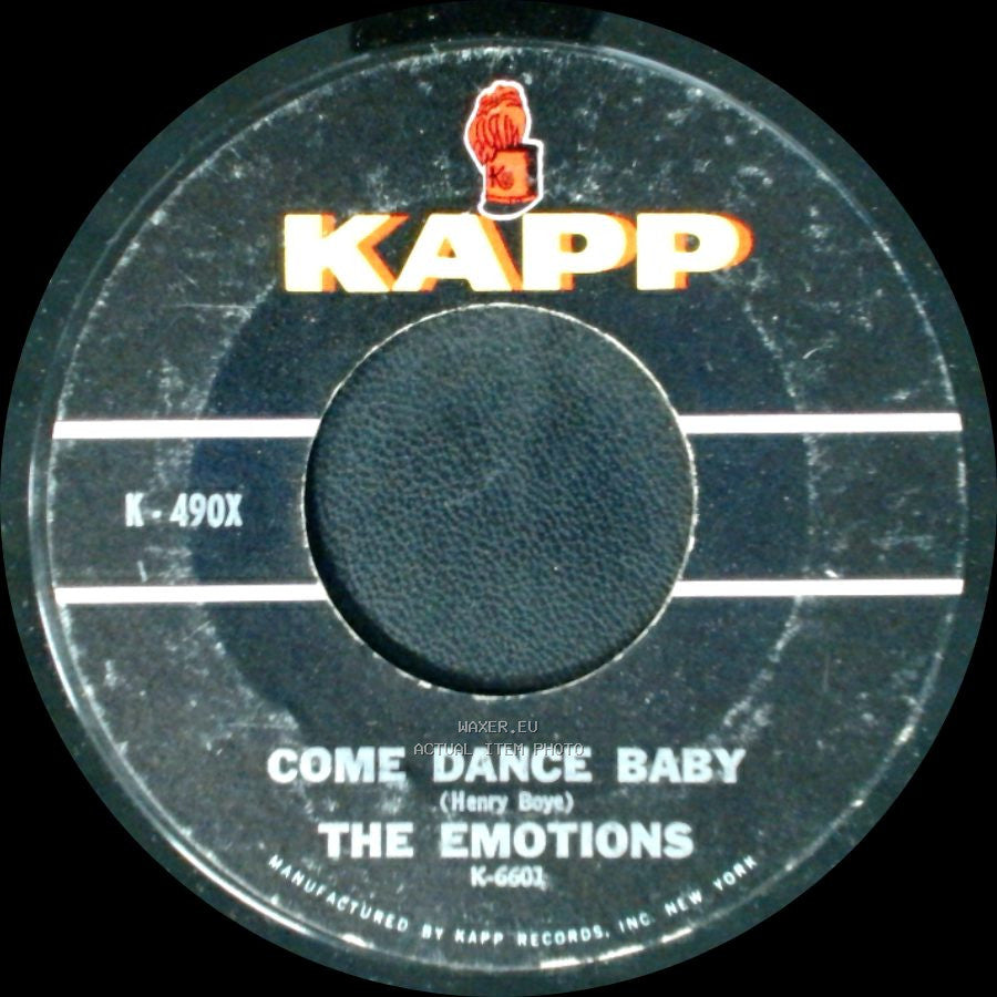 The Emotions - Echo / Come Dance Baby side B