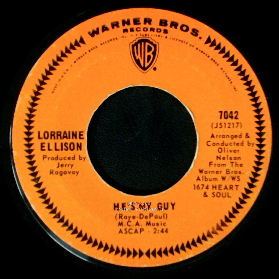 Lorraine Ellison - He's My Guy / No Matter How It All Turns Out side A